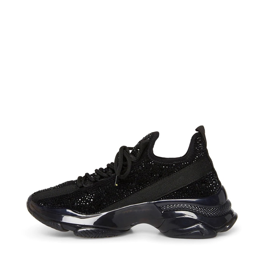 Steve Madden MAXIMA-R BLACK SNEAKERS - Picture 3 of 8